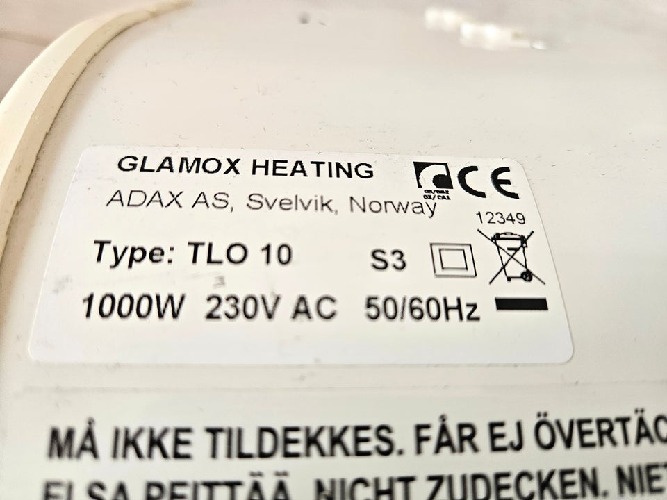 Elradiator, Glamox Heating