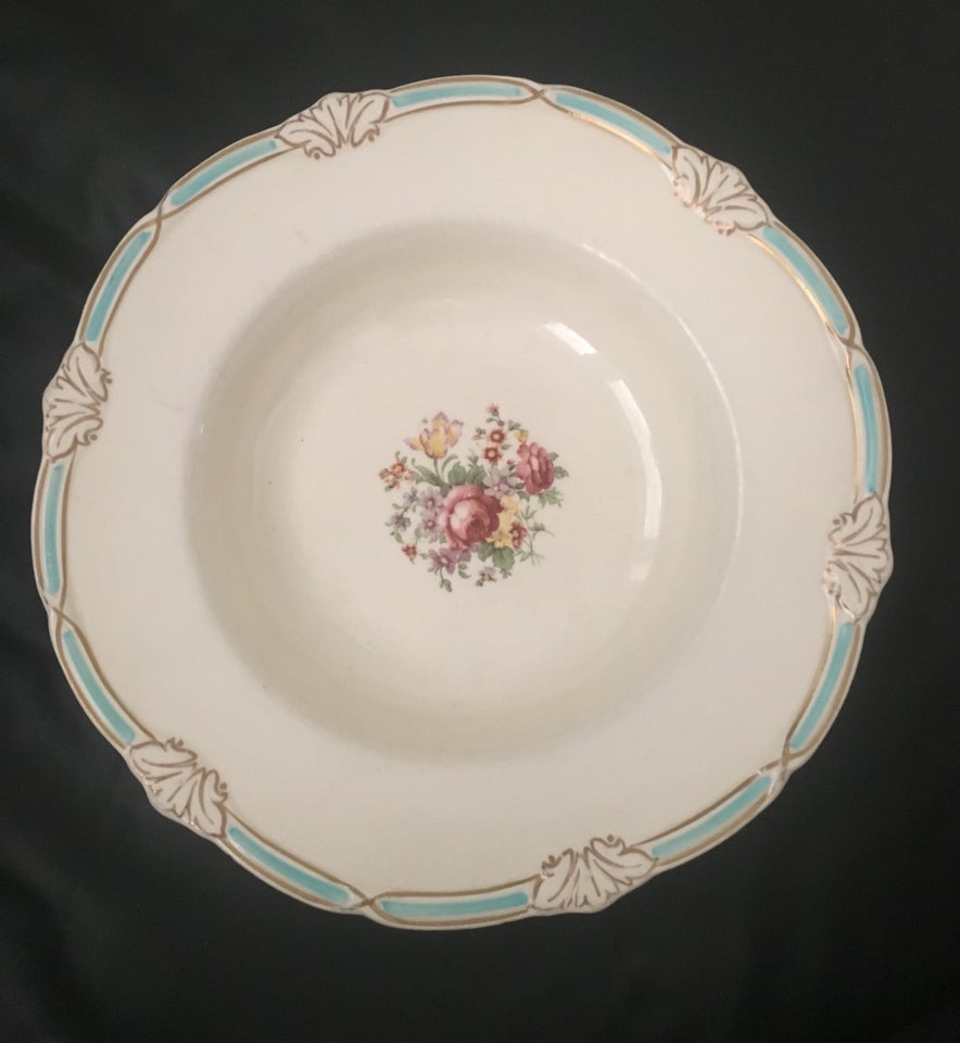 Porcelæn Dyb tallerken