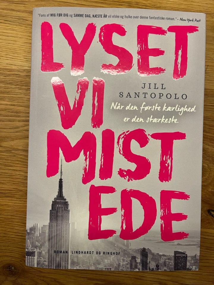 Lyset vi mistede, Jill Santopolo,