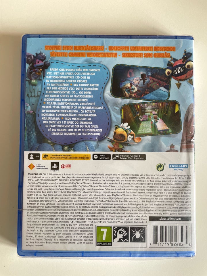 SackBoy, PS5, adventure