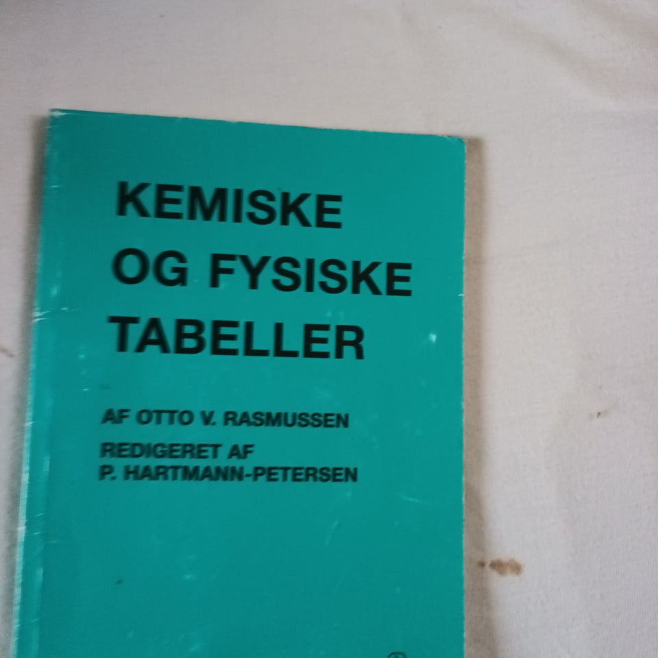 Kemiske og fysiske tabeller, Otto