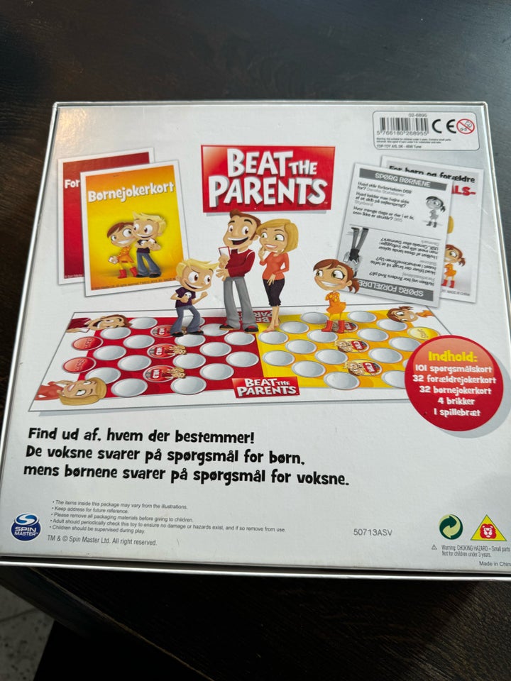 Beat the parrents, brætspil