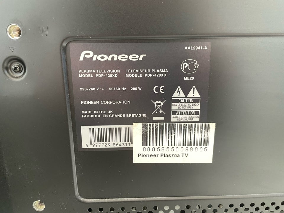 Plasma Pioneer PDP-428XD