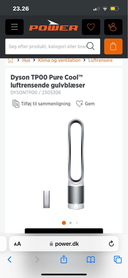 Gulvventilator, Dyson