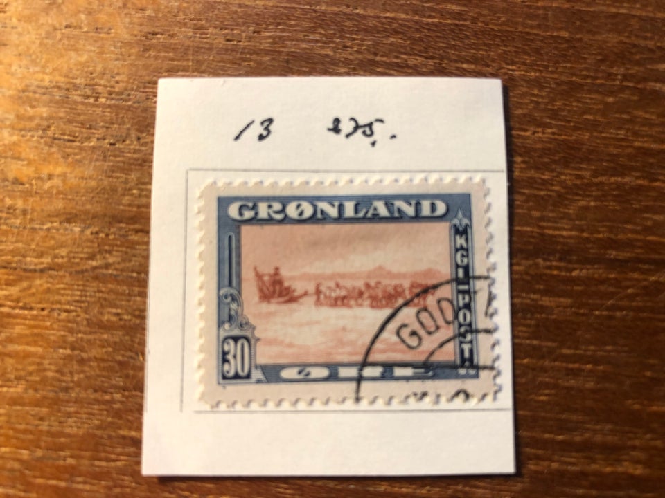 Grønland, stemplet, 13