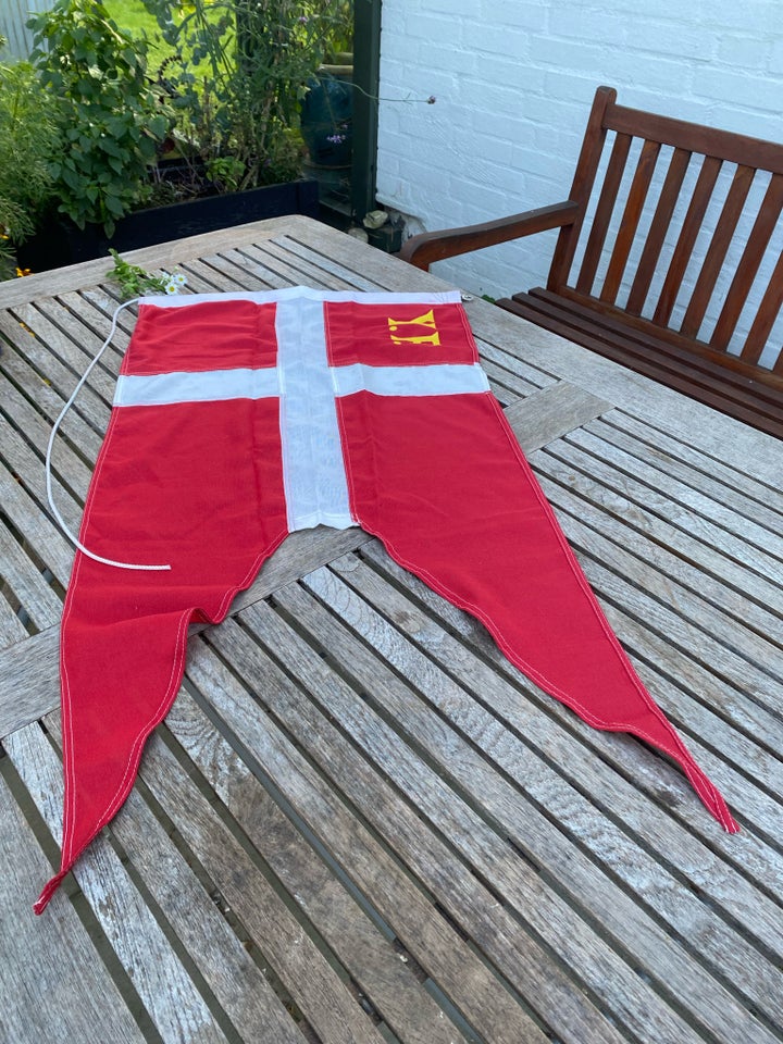 Yacht flag Dansk. Aldrig br...