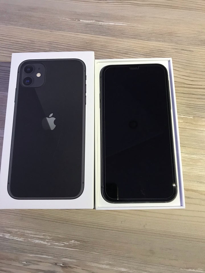 iPhone 11, 64 GB, sort