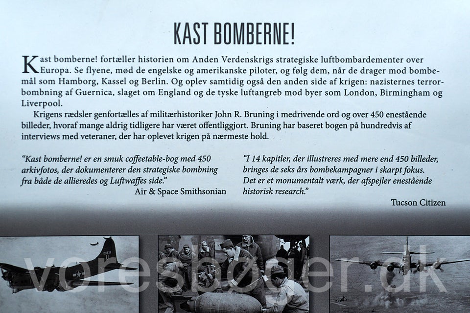 Kast bomberne, emne: historie og