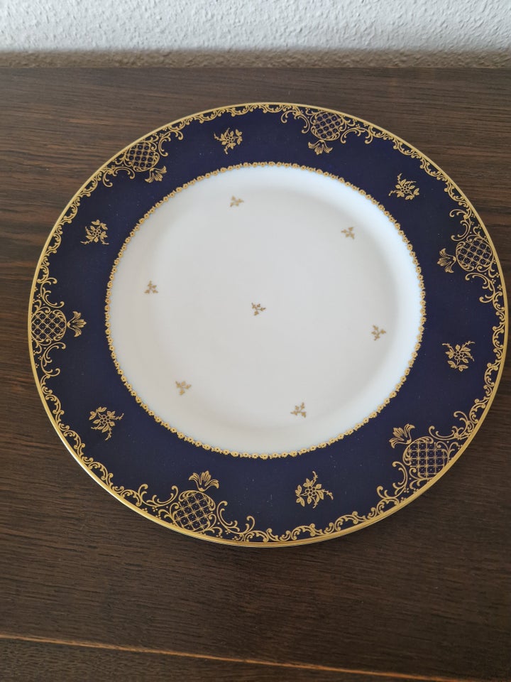 Porcelæn, 8 stk Dæk tallerken,