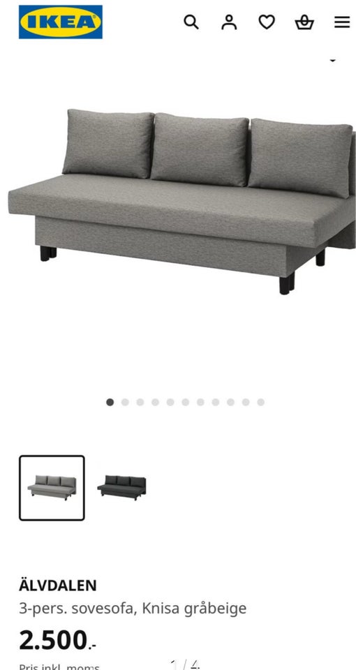 Sovesofa, IKEA