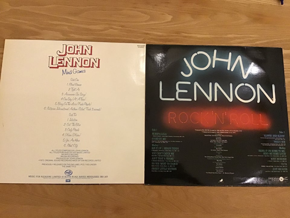 LP, John Lennon , Rock ‘n’ Roll  Mind