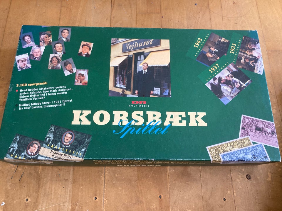 Korsbæk spillet, brætspil