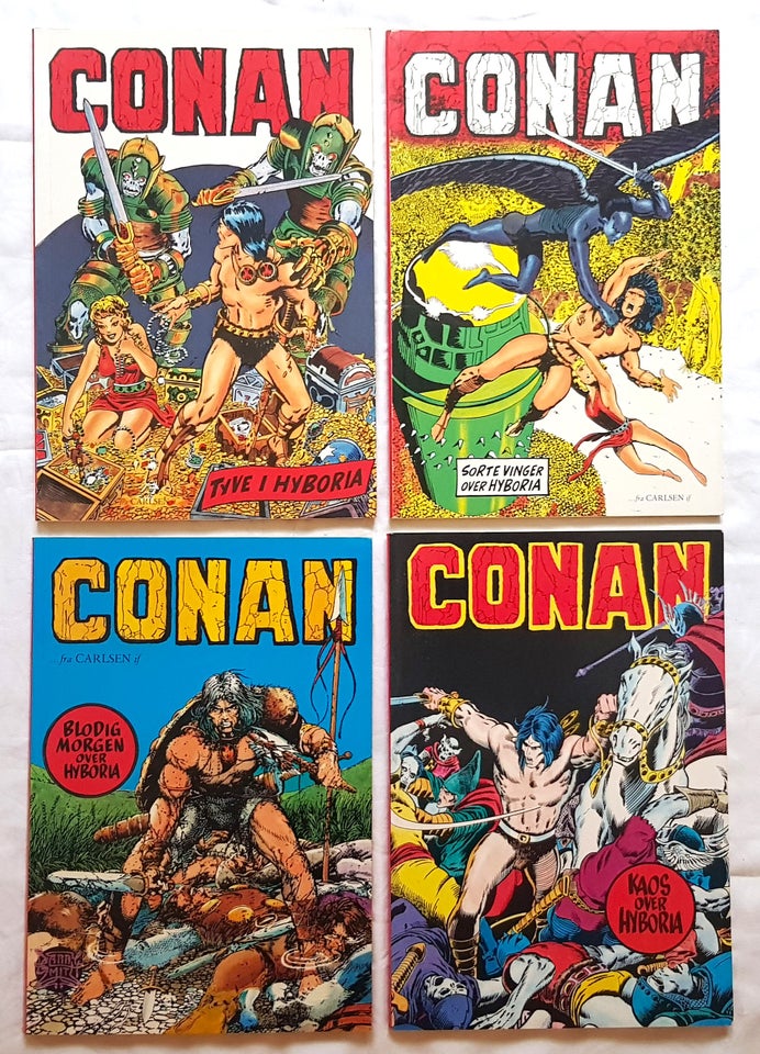 CONAN 1-4  CONAN OG RØDE SONJA