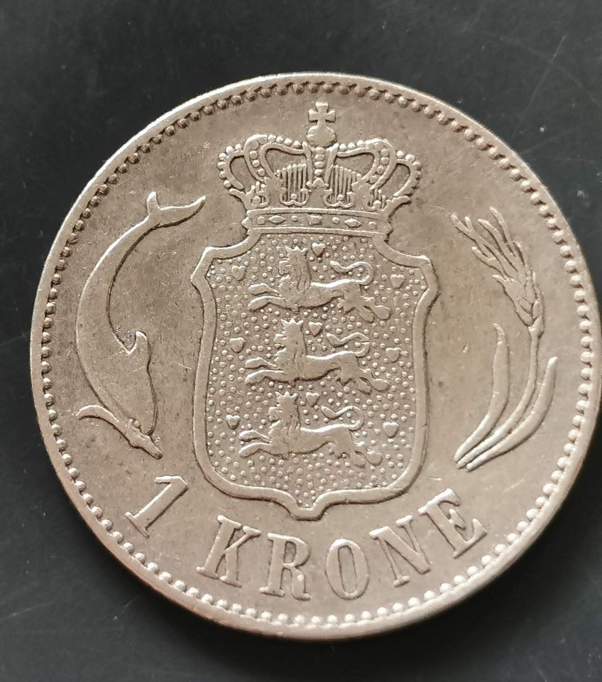 Danmark, mønter, 1 kr