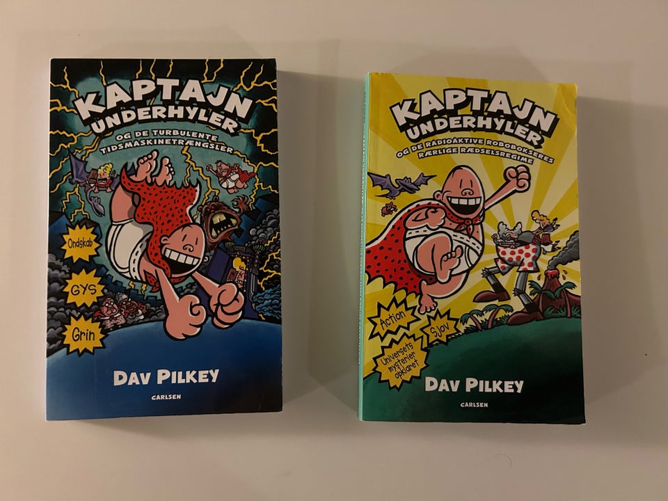 Kaptajn underhyler, Dav Pilkey