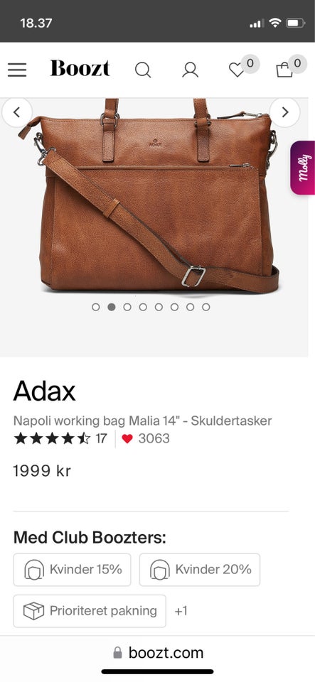 Skuldertaske, ADAX 271525