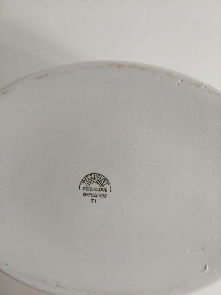 Porcelæn Oval skål Pillivuyt