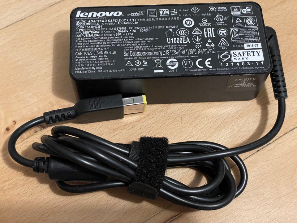 Oplader, Lenovo, Perfekt