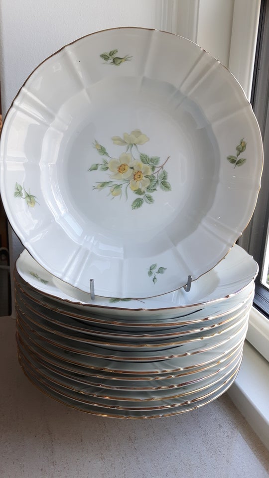 Porcelæn Tallerken Dyb Bing 