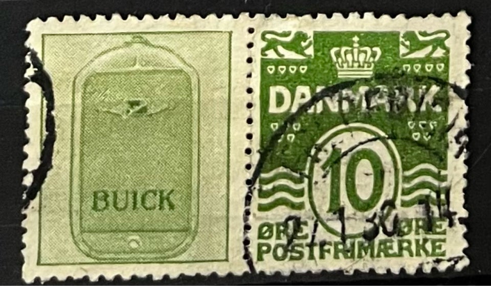 Danmark, stemplet, Reklame no. 19