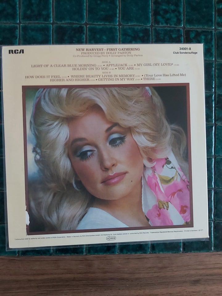 LP, Dolly Parton, New harvest first