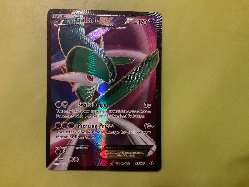 Samlekort, Gallade EX Pokémon kort