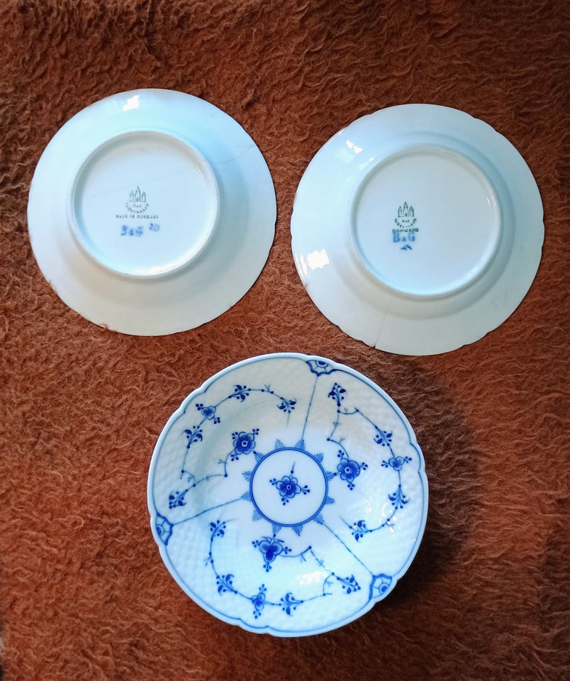 Porcelæn Tallerken kopper