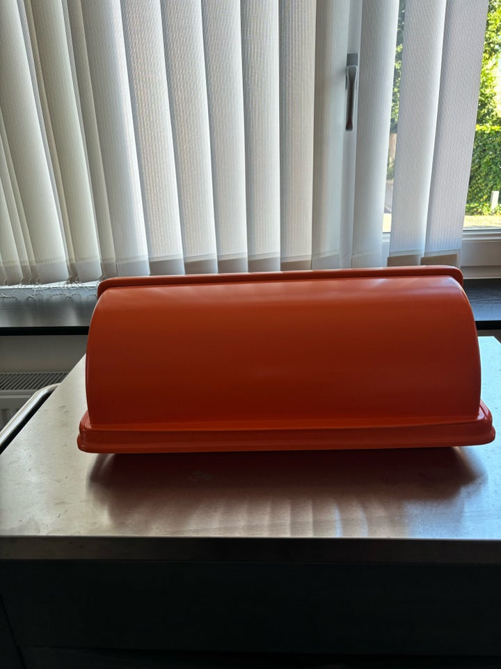 Brødkasse i orange ren retro