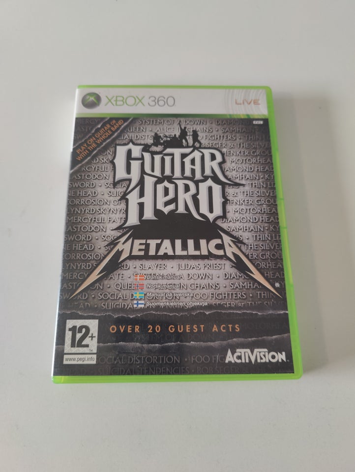 Guitar Hero Metallica Xbox 360