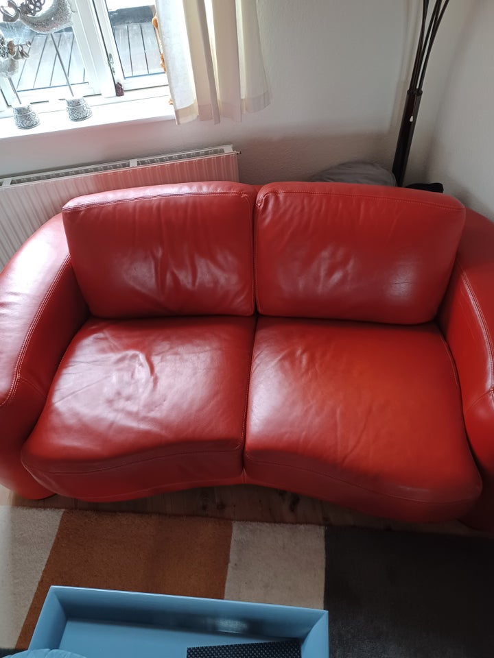 Sofa læder 2 pers