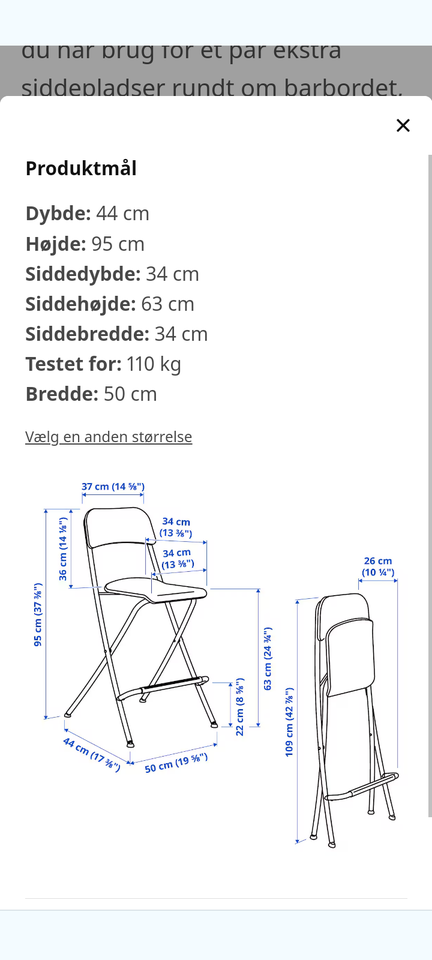 Barstol Ikea