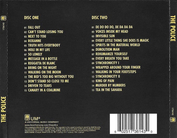 POLICE: 30 Greatest Hits, rock