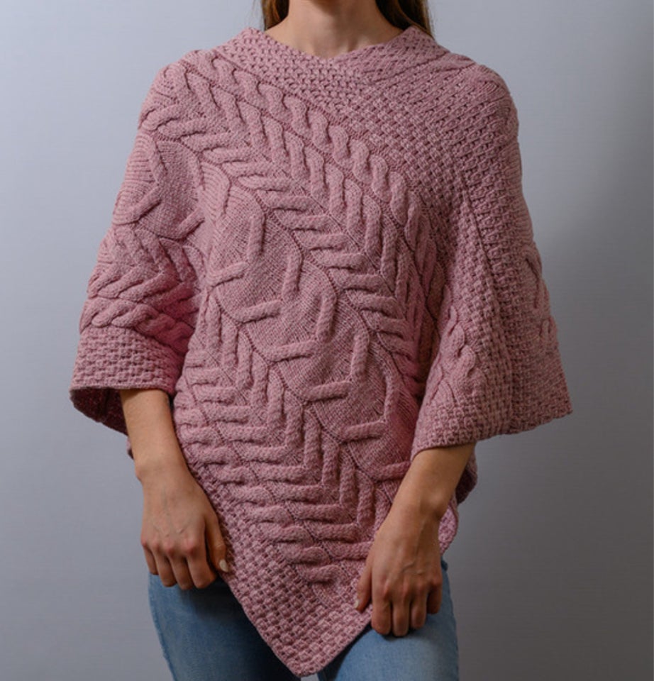 Poncho str One size Aran