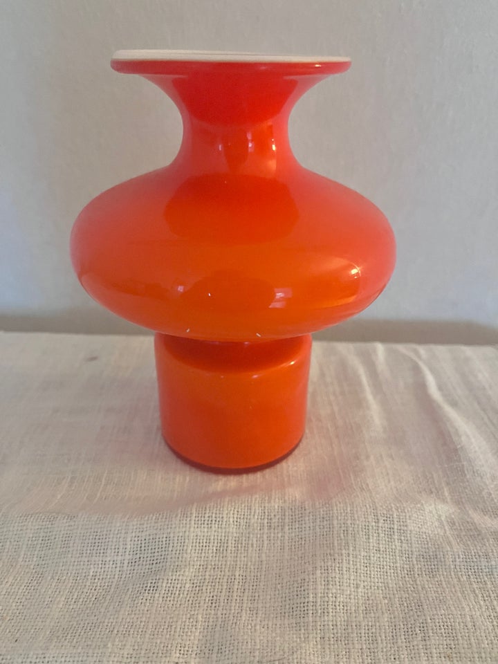 Holemegaard Vase, Glas, 60 år gl.