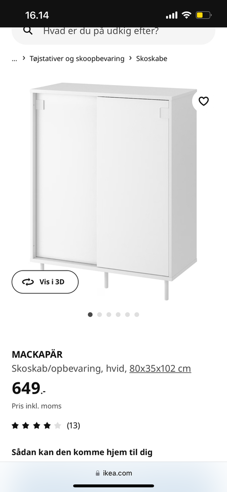 Skoskab, IKEA