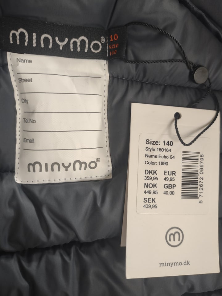 Vest, NY Dun vest, Minymo