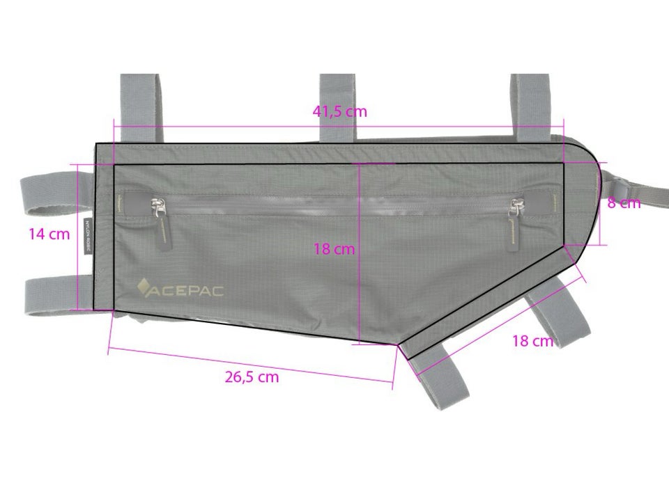 Cykeltaske, Acepac zip frame bag