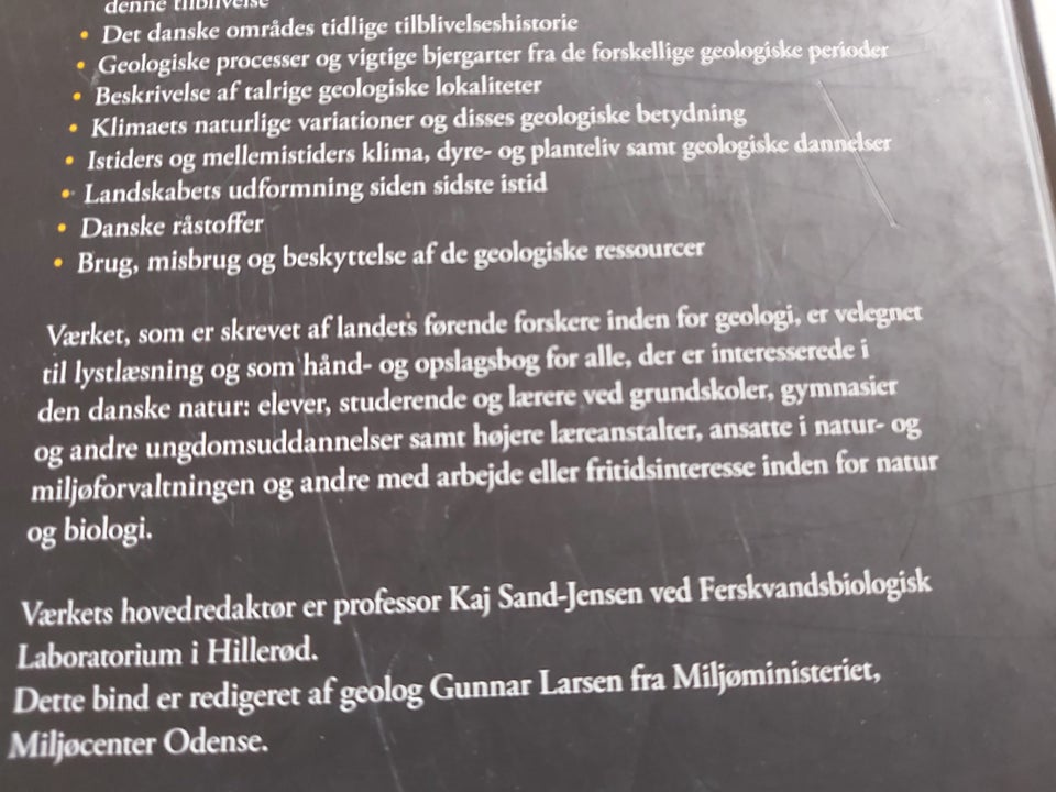 Naturen i Danmark, Gunnar Larsen,