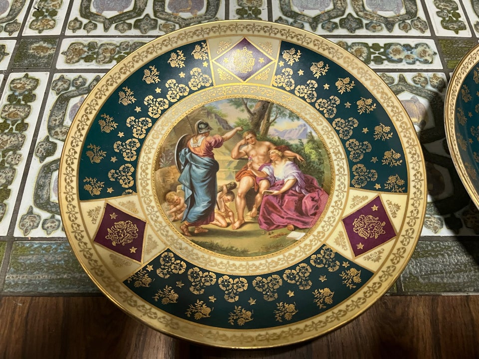 Platter, Porcelæns platter