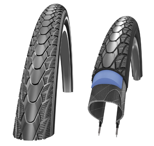 Dæk, 2x Schwalbe Marathon Plus