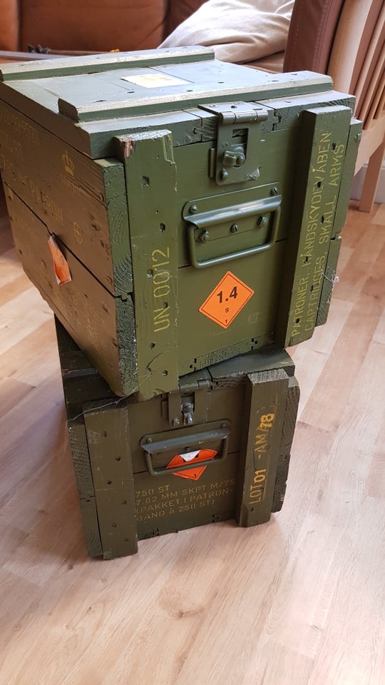 Militær, Ammunitions kasser