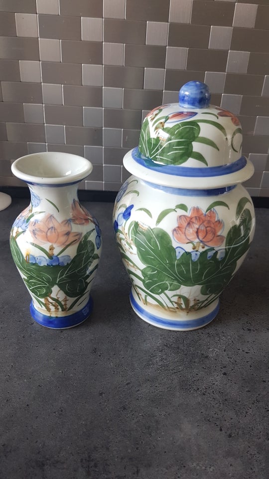 Vase porcelæn Sax Kjær Sax Kjær