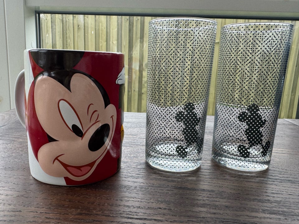 Glas, Drikkeglas og kop. , Disney