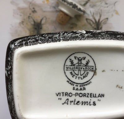 Porcelæn Dramflaske  Villeroy og