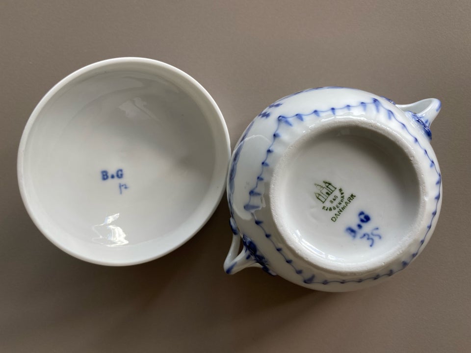 Porcelæn, Sukkerskål / lågkrukke ,