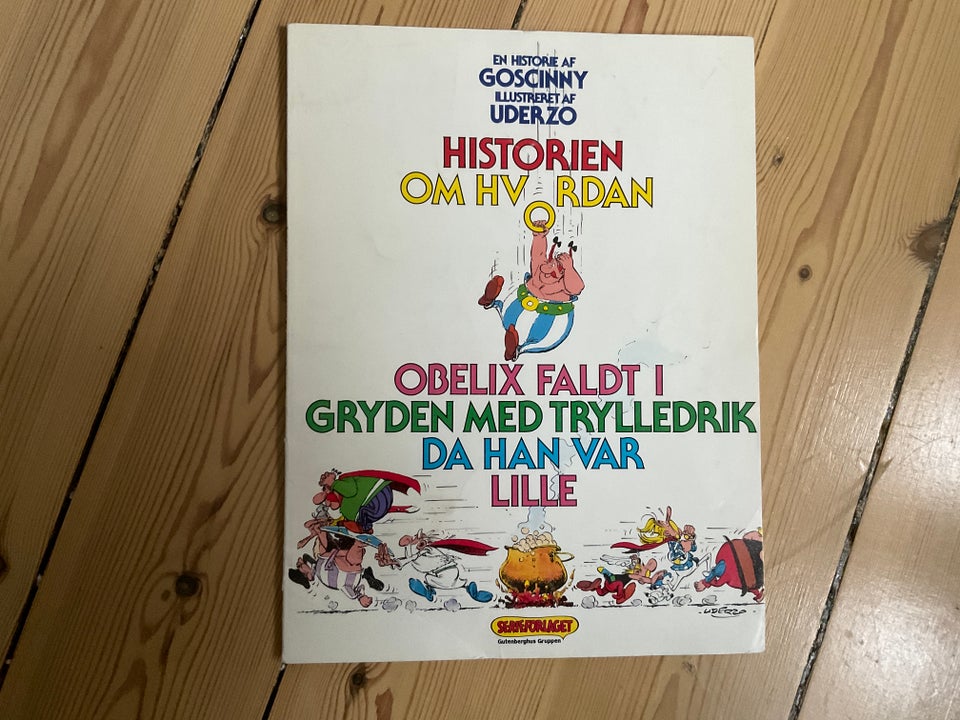 Obelix faldt i gryden, Tegneserie