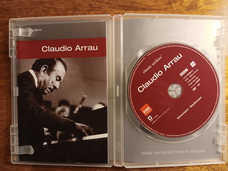 Claudio Arrau, DVD, andet