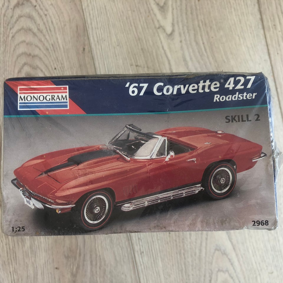 Byggesæt Corvette '67, skala 1:25