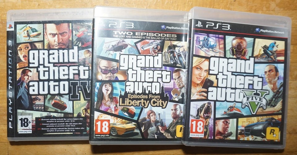 GTA spil til PS3, PS3