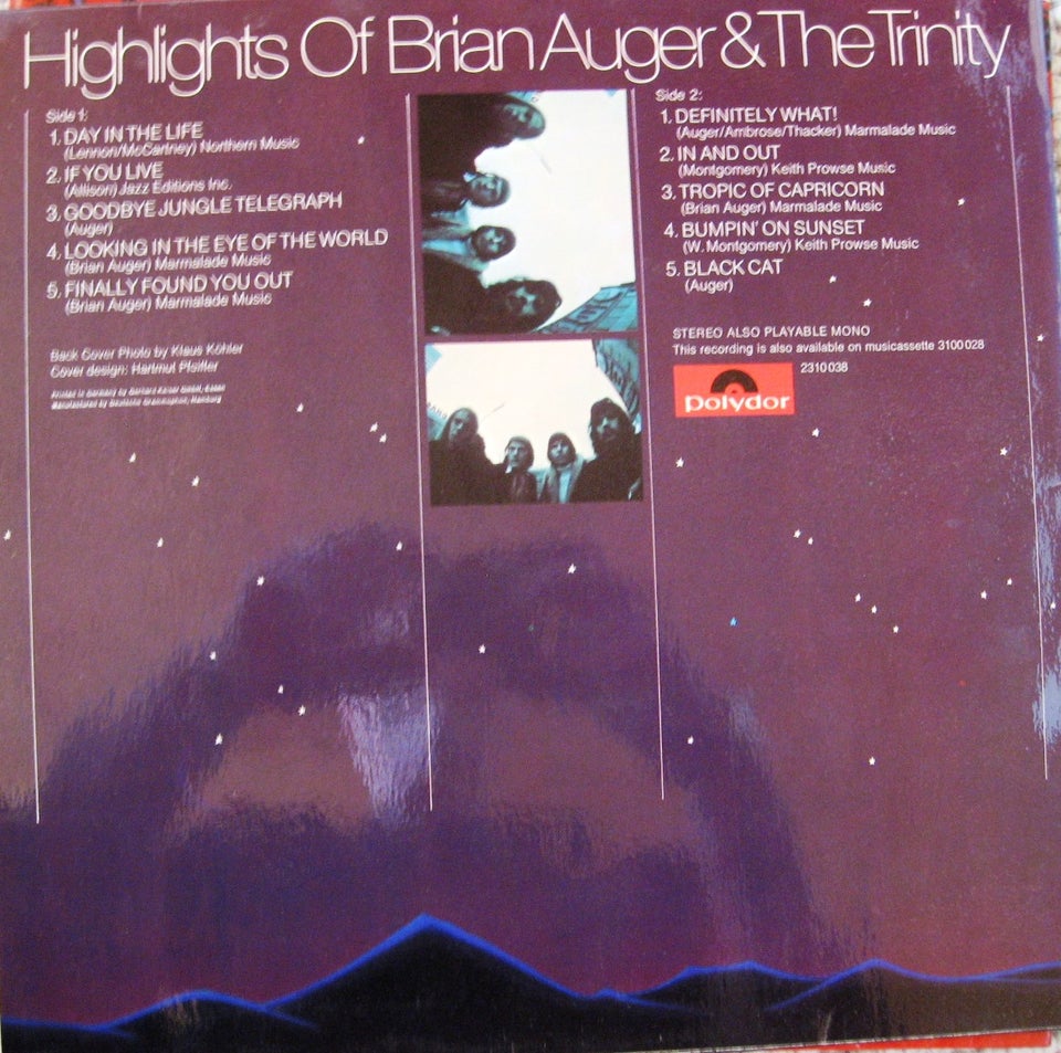 LP, Brian Auger  The Trinity,